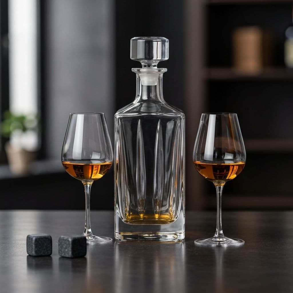 Premium Whiskey Decanter Set